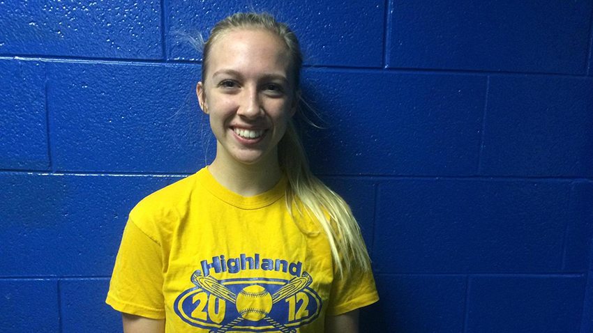 Softball notes: Jacey Bertalan catches fire for surging Highland