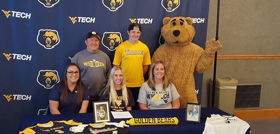 Jacey Bertalan signs national letter of intent