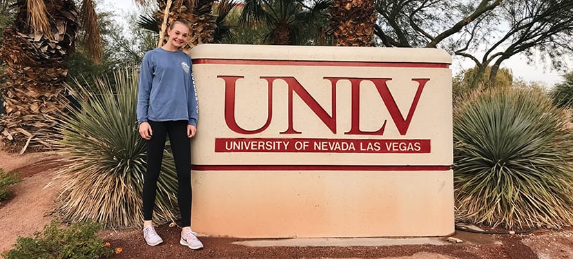 Halle Arends, Verbally committed to UNLV