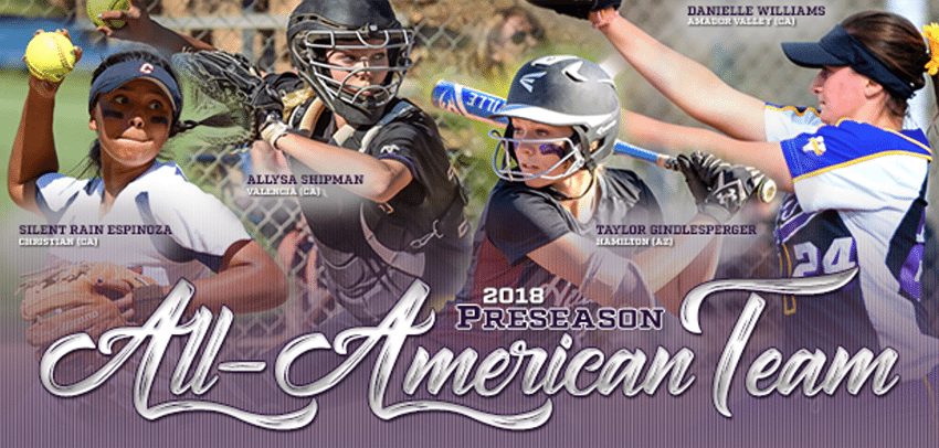 Erin Bengston, selected as top 38 in country and 2018 All American Team