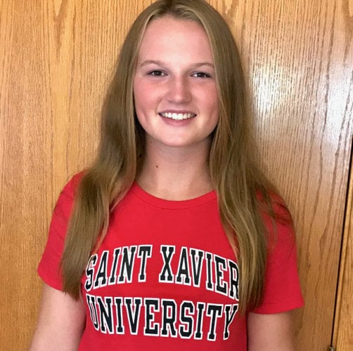 Sarah Bowen, commits to St. Xavier University