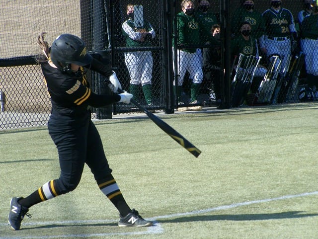 Cheetahs Alum Ana Iliopoulos goes yard on her pitch of the 2021 season