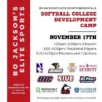 Softball College Development Camp – Sunday, November 17th 2024