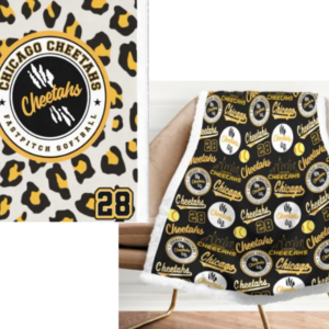 Holiday Gift Giving – Customized Cheetah Plush Blankets!