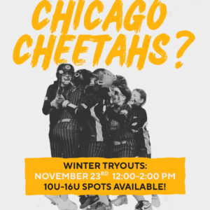 Cheetahs Winter Tryouts! November 23rd