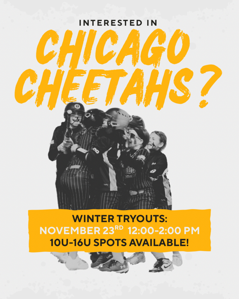 Cheetahs Winter Tryouts! November 23rd