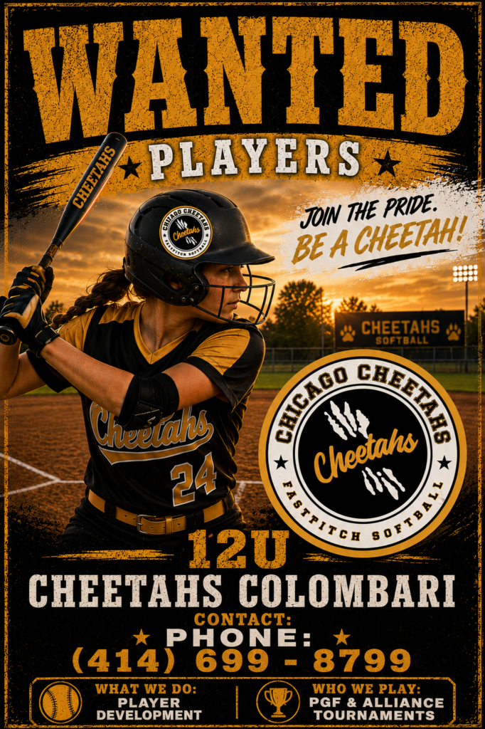 Seeking Players for Summer – 12U Chicago Cheetahs Columbus – Colombari